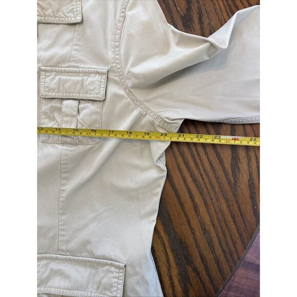 Eddie Bauer Vintage Womens Field Cargo Jacket Khaki Large - Picture 6 of 8